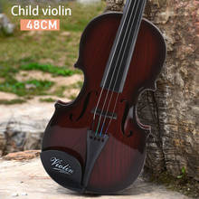 48 см детская скрипка коричневый ABS Музыкальные инструменты студенческие игральные игрушки практичный инструмент раннего образования 2024 - купить недорого