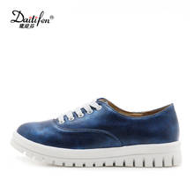 Daitifen Casual Vulcanized Shoes Women Cross-Tied Flat Shoes Breathable Ladies Footwear Lace-up Safety Shoes Plus Size 33-43 2024 - buy cheap