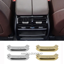 Angelguoguo Car Rear Air outlet trim strip cover sticker For BMW 5 series G30 G38 2018-2019 2024 - buy cheap