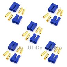 5x EC5 5mm Super Bullet Connector Male & Female for Rc Car Helicopter Quadcopter Drone 2024 - buy cheap