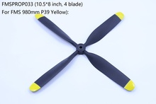 FMSRC 980mm P-39 P39 Propeller 10.5*8 inch 4 blade PROP033 RC Airplane Aircraft Model Plane Avion Spare Parts Accessories 2024 - buy cheap