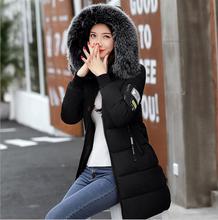 Women quality Parka Winter Long Cotton Coats new Casual outwear Fur Hooded slim Jackets Thick Warm Winter Parkas Female Overcoat 2024 - buy cheap