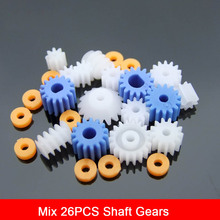 Sample Selling Kit ABS Plastic Gear Kit Motor Gears Mixed 16 pcs Different Gears DIY Toy Robot Motor Model Gearbox Accessories 2024 - buy cheap