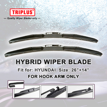 Hybrid Wiper Blade for Hyundai Elantra (2011-Onwards) 1 set 26"+14", U HOOK Windscreen Wiper J HOOK Windshield Wipers 2024 - buy cheap