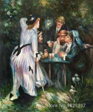 oil painting art gallery In The Garden by Renoir by Pierre Auguste Renoir reproduction Canvas Handmade High quality 2024 - buy cheap