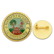 Custom hard round metal needle pins cheap custom round shape metal badges 2024 - buy cheap