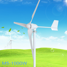 Turbina eólica geradora de 24v 48v 1000 m/s, baixa velocidade de rotação de 3 pás de 2.5mm, 1150 w 2024 - compre barato