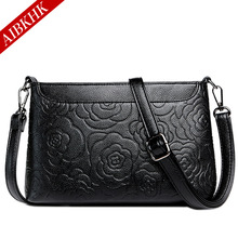 New Fashion Flower Genuine Leather Women Handbags European Style Ladies Shoulder Bags Female Girl Brand Luxury Crossbody Bag 2024 - buy cheap