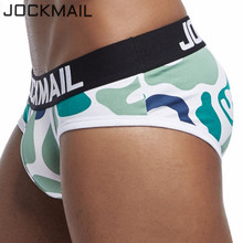 JOCKMAIL Camouflage men underwear briefs sexy male cotton underpants shorts U pouch convex gay cueca calzoncillos hombre slip 2024 - buy cheap