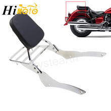 Motorcycle Rear Backrest Sissy Bar w/ Luggage Rack For Yamaha Vstar V-Star Dragstar 400 650 Classic 1998-2014 2011 2012 2013 2024 - buy cheap