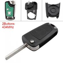 ABS 433MHz 2 Buttons Keyless Uncut Flip Car Remote Key Fob PCF7941 Chip and Battery for Opel (vauxhall) Corsa D 2007-2012 2024 - buy cheap