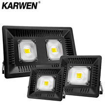 Karwen-refletor led de alumínio, 30w, 50w, 100w, 220v ac, à prova d'água, ip65, luz moderna, holofote 2024 - compre barato