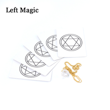 Truques de mágica de previsão de diamante, cartão de mágica para fechar a ilusão, adereços de mágica, mentalismo, comunicação, brinquedos clássicos 2024 - compre barato