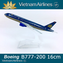 Coleção de modelos aeronaves de liga a com base de plástico, modelo colecionável de exibição, 16cm 1:400 vietnã linhas aéreas com base de plástico 2024 - compre barato