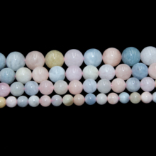 Wholesale Natural Stone Colorful Morgan Round Loose Beads 6 8 10 12 MM Pick Size For Jewelry Making Charm DIY Bracelet Necklace 2024 - buy cheap