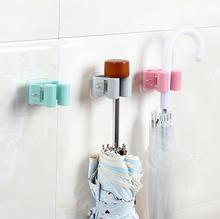 1pcs Wall Mounted Mop Umbrella Holder Brush Broom Hanger Storage Rack Kitchen Tool 2024 - buy cheap