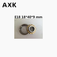 Rolamento e18 magnético 18*40*9mm, 1 peça de rolamento para motor permanente separado com contato angular en18 fb18 2024 - compre barato