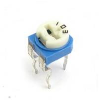 Free shipping 100pcs/lot Blue white Adjustable resistor 103 10k Horizontal Potentiometer 2024 - buy cheap