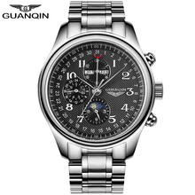 GUANQIN Automatic Mechanical Watch Men Luxury Waterproof Steel Multifunction Mens Watches Top Brand Luxury Designer Watch 2024 - buy cheap
