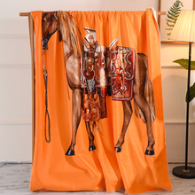 Cobertor estampado digital europeu da moda cavalo, manta de impressão digital macia de cashmere para sofá, cobertor para cama 150*200cm/200*230cm # a 2024 - compre barato