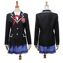 Date A Live Tokisaki Kurumi / Yatogami Tohka / Tobiichi Origami Cosplay Costume School Uniform Custom 2024 - buy cheap