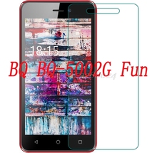 Smartphone 9H Tempered Glass for BQ BQ-5002G Fun GLASS  Explosion-proof Protective Film Screen Protector cover phone 2024 - buy cheap