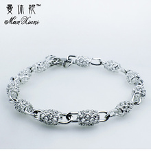 2020 New Silver color Jewelry Hollow Out Bead Bracelet Fashion Bracelet for Women pulseras mujer Bangles Bracelet pulseras 2024 - buy cheap
