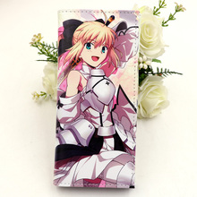 Fate Stay Night Colorful Anime Long Wallet Multi-card Holder Purse with Internal Zipper Pocket 2024 - buy cheap