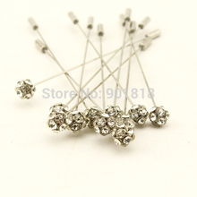 10pcs/lot 10cm Length Big Crystal Long Jewelry Brooch Safety Pins With Safety Stoppers DIY Findings  F1777 2024 - buy cheap