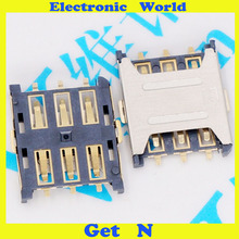 Mini suporte para cartão 50 peças, nano-sim 6p tipo plugue conector de nano sim 2024 - compre barato
