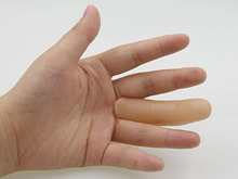 Sixth Finger (Medium,Soft/Hard Available) Magic Rubber Thumb Magic Tricks Vanish Appear Silk Magia Close Up StreetGimmick Props 2024 - buy cheap