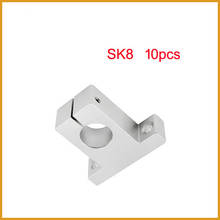 10pcs/lot Free Shipping SK8 8mm linear bearing rail shaft support  Table CNC Router SH8A 2024 - buy cheap