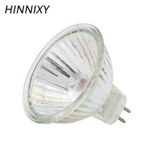 Hinnixy 10PCS/lot MR16 Dimmable JCDR GU5.3 Halogen Bulb Spot Light 12V/220V 35/50W High Lumens Bulb Cup Shape Lamp Clear Glass 2024 - buy cheap