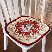 European Style Chair Cushion Cotton Seat Coussin For Kitchen Office Chair Pillow Flower Pattern Chair Pad Household Seat Pads 2024 - buy cheap