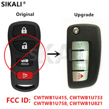 SIKALI Remote Key Upgraded for Nissan Armada Frontier Qashqai Sunny Sylphy Tiida X-Trail Titan Xterra Murano Pathfinder Quest 2024 - buy cheap