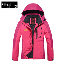 Befusy Windstopper Spring Autumn Hiking Waterproof Windproof Outdoor Sports Fishing Mountain Camping Women Soft shell Jackets 2024 - buy cheap