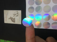 Wholesale blank label sticker laser laser sticker hologram stickers size 1.5 cm 3000 PCS free shipping 2024 - buy cheap