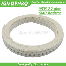 300pcs 0805 SMD Resistor 2.2 ohm Chip Resistor 1/8W 2.2R 2R2 ohms 0805-2.2R 2024 - buy cheap