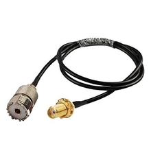 SMA Female to UHF SO239 PL259 Female RG58 кабель-адаптер 1 м 2024 - купить недорого
