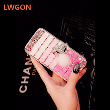 Crystal Diamond Bling FLip Leather Cases Funda for Voor xiaomi 8 8se 8 lite F1 5x/a1 6 max2 max3 MIX 2S MIX 2 case 2024 - buy cheap