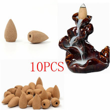10pcs Retro Handmade Porcelain Ceramic Backflow Incense Burner Buddhist Decoration Home Aromatherapy 9.17 2024 - buy cheap