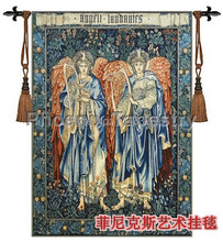 120*85cm Angel play the zither fashion Home cotton textile decorative fabric tapestry PT-45 2024 - buy cheap