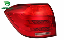 Kunfine par de montagem da luz da cauda do carro para toyota hilander 2008 2009 2010 2011 luz de freio com luz de giro do sinal 2024 - compre barato