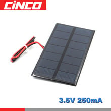 Poly Panel Solar monocrystalline Silicon 3.5V 250mA with 30cm extend cable DIY Battery Charger Module Mini Solar Cell wire toy 2024 - buy cheap