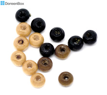 Doreen box hot- 3000 misto rondelle pequeno espaçador de madeira contas 4x3mm (b11016) 2024 - compre barato