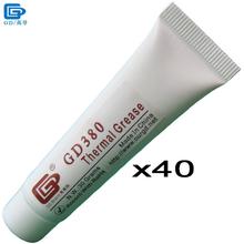 GD380 Thermal Conductive Grease Paste Silicone Plaster Heat Sink Compound 40 Pieces Net Weight 30 Grams Soft Tube Packaging ST30 2024 - buy cheap