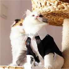 Cats Tuxedo Formal Clothes Puppy Pets Wedding Party Suit  XS-XL 2024 - buy cheap