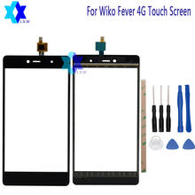 For Wiko Fever 4G Touch Screen  Glass Original Guarantee Original New Glass Panel Touch Screen Tools+Adhesive Stock 2024 - buy cheap