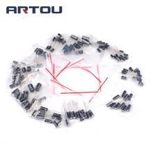 120pcs 1uF-470uF Electrolytic Capacitor Package 12value 1UF 2.2UF 3.3UF 4.7UF 10UF 22UF 33UF 47UF 100UF 220UF 2024 - buy cheap