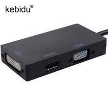 Kebidu 3 In 1 Thunderbolt Mini Display Port Mini DP Male To  DVI VGA Female Converter Cable For Apple MacBook Air Pro MDP 2023 - buy cheap